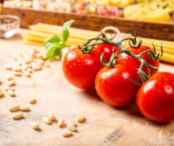 Fresh tomatoes for homemade classic italian pasta sauce