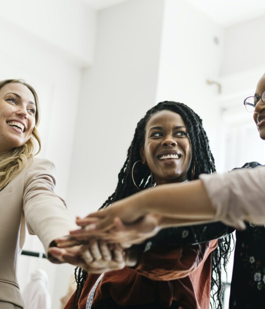 Women workers teamwork